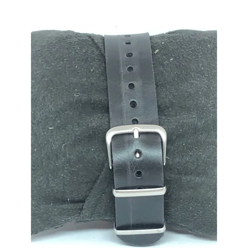 Michael Kors MK3320 Women's Black Leather Analog Black Dial Quartz Watch DV152